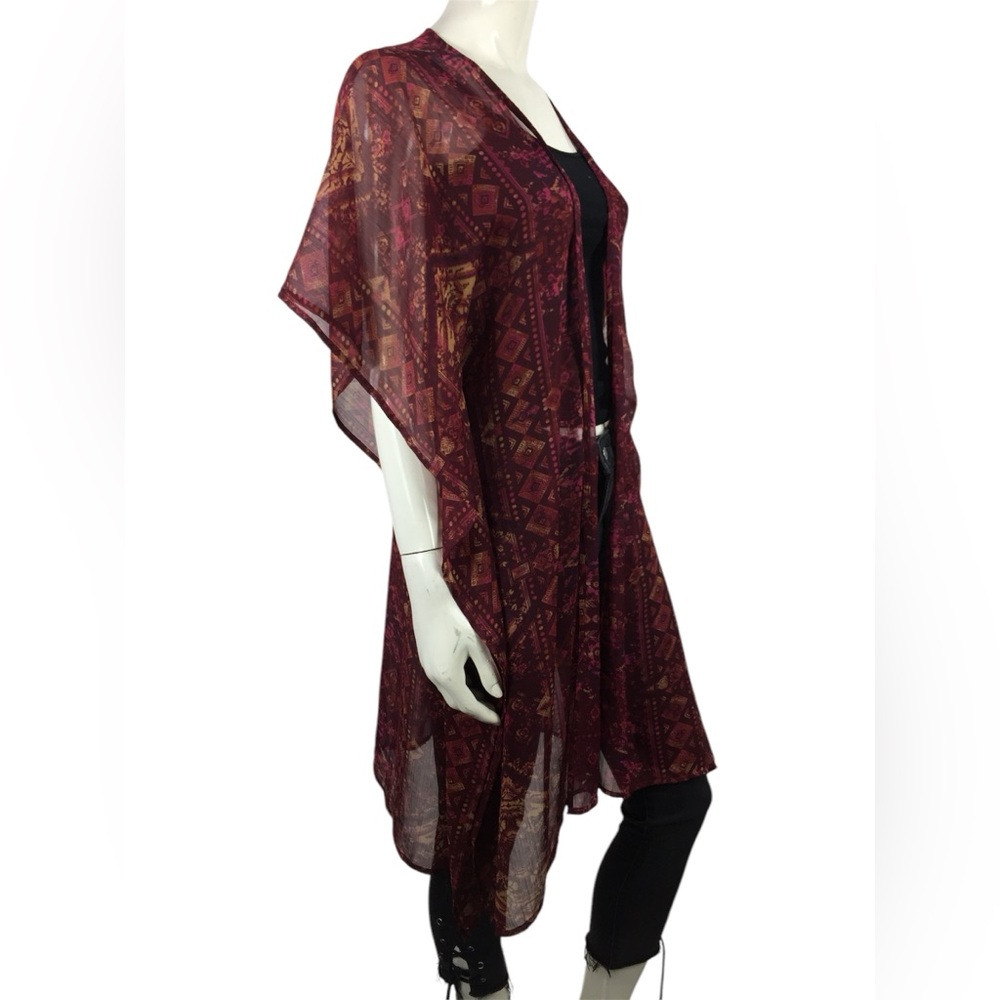 Wild Pearl Bohemian Sheer Kimono Cardigan